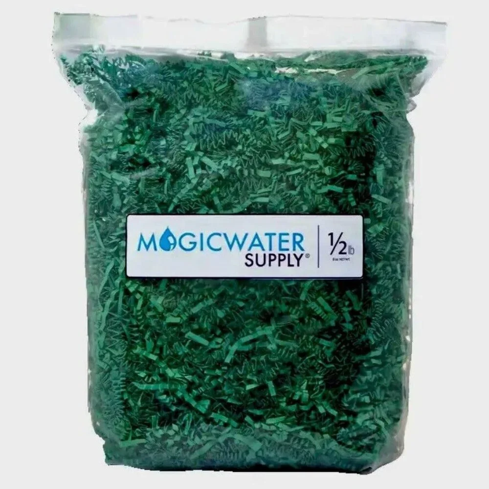 Magicwater Supply 1/2 lb Forest Green Crinkle Cut Paper Grass Shred Filler Gifts